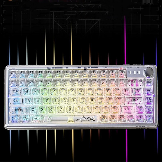 ZukiLand: K82 Transparent Mechanical Bluetooth Keyboard