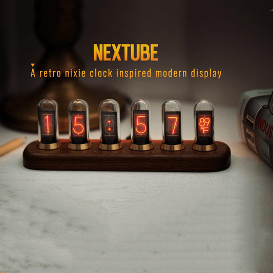 Nextube : A Retro Nixie Clock Inspired Modern Display