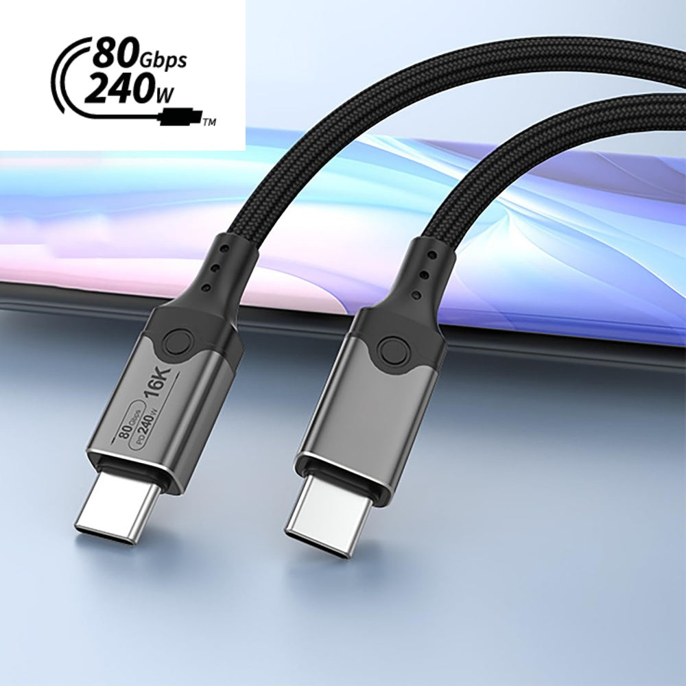 ZukiLand: 80Gbps 240W Cable for Charging and Data