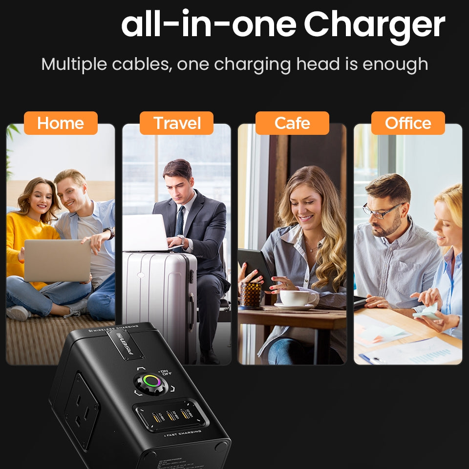 PISEN: 140W All-in-One Magnetic Charging Station