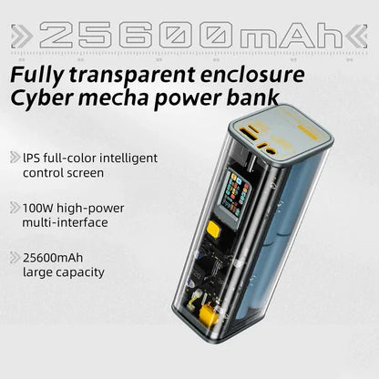 Shargeek : Storm2 Transparent 100W Power Bank with IPS Screen