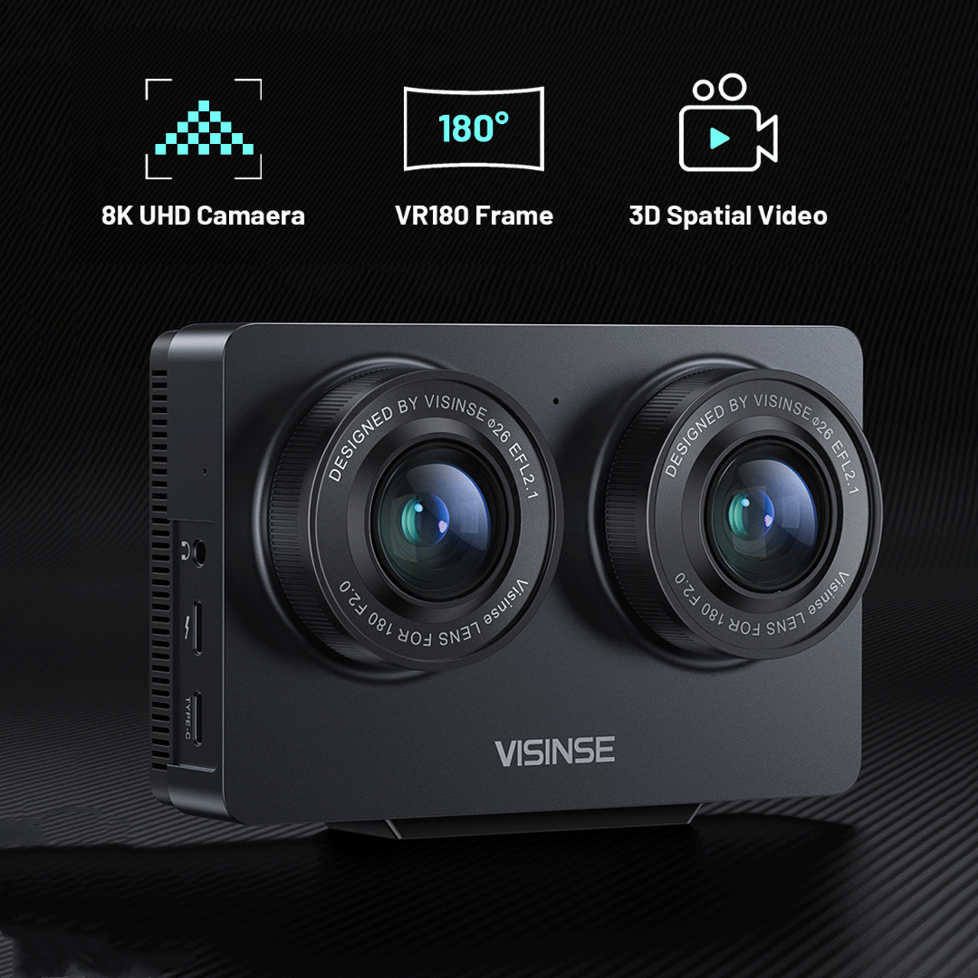 VISINSE:Professional 3D VR180 Camera