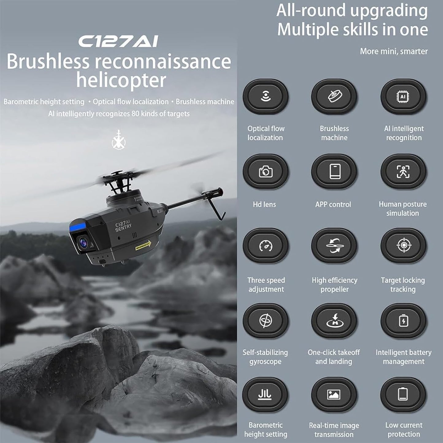 ZukiLand: Remote AI Control Helicopter