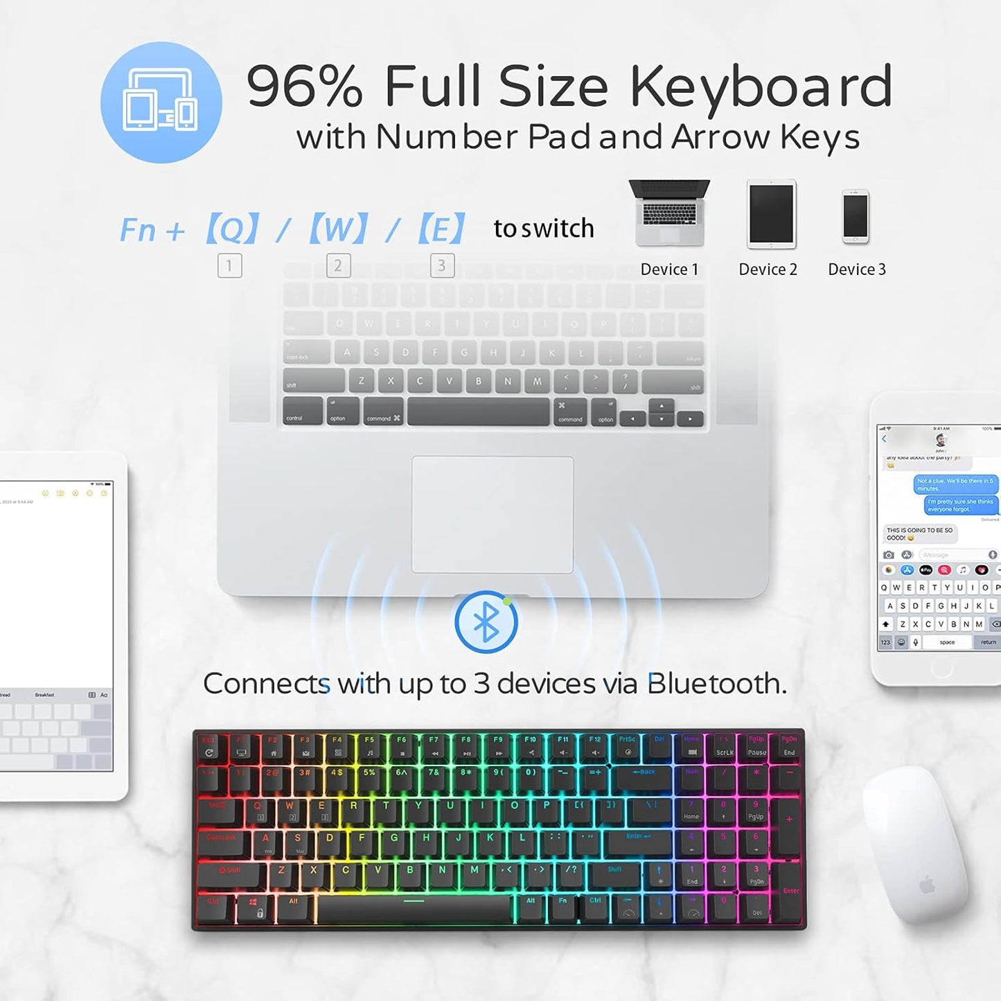 ZukiLand: K100 Bluetooth Mechanical Keyboard